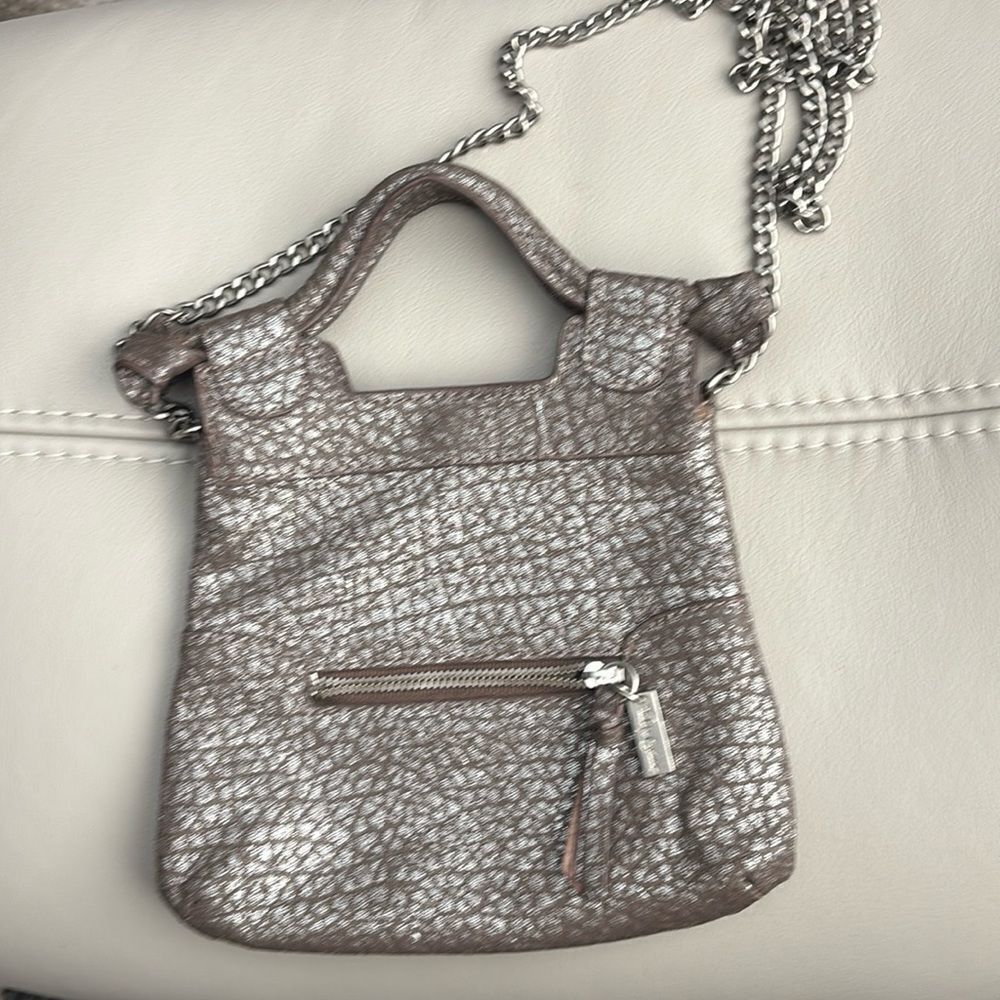 Foley + Corinna Mini Disco City Python Leather To… - image 1